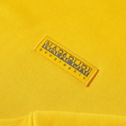 Napapijri Men's Patch Logo Crew Sweat in Yellow