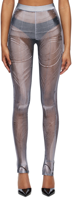 Photo: BONBOM Gray Printed Leggings