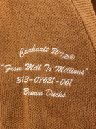 Carhartt Wip Cardigan Brown Mens Knitwear