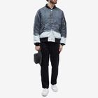 Noma t.d. Men's Hand Dyed Reversible Flight Jacket in Black