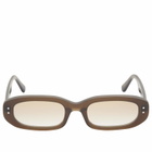 Monokel April Sunglasses in Chocolate/Brown Gradient 