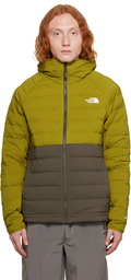 The North Face Green & Gray Belleview Stretch Down Jacket