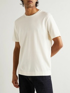 Boglioli - Slim-Fit Cotton and Cashmere-Blend Jersey T-Shirt - Neutrals