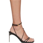 Versace Black Antheia Heeled Sandals