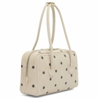 MARGESHERWOOD Women's Small Soft Boston Bag in Blond Wood/Polka Dot 