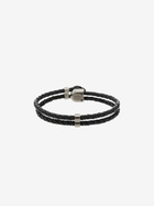 Versace Black Medusa Leather Bracelet