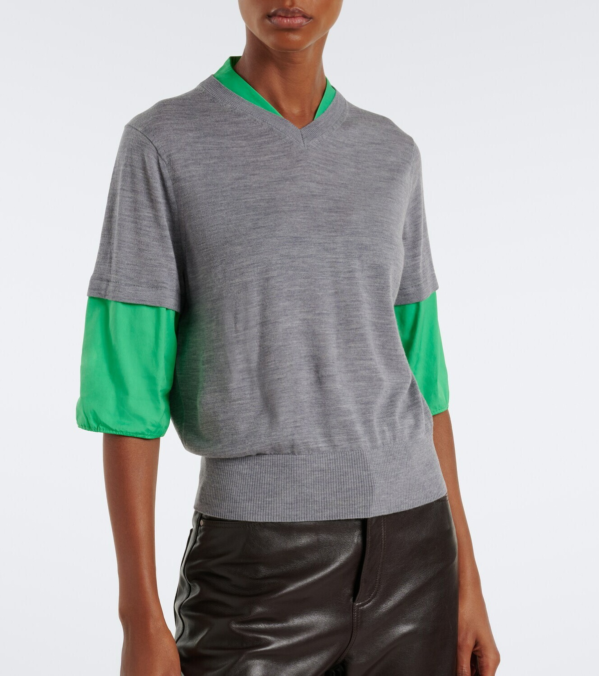 Dorothee Schumacher Layered virgin wool top