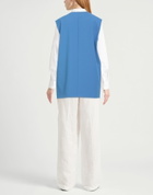 Semicouture Womens Tailored Vest Azure
