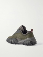 Oakley Factory - Chop Saw Rubber-Trimmed Ripstop and Mesh Sneakers - Green
