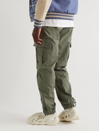 Billionaire Boys Club - Tapered Logo-Appliquéd Cotton-Ripstop Cargo Trousers - Green