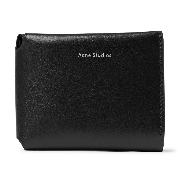Photo: Acne Studios - Leather Trifold Wallet - Black