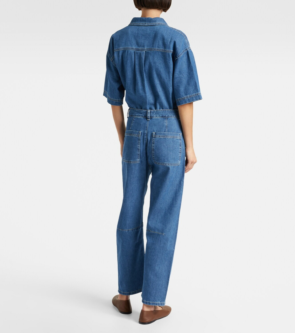 Velvet Farah high-rise tapered jeans