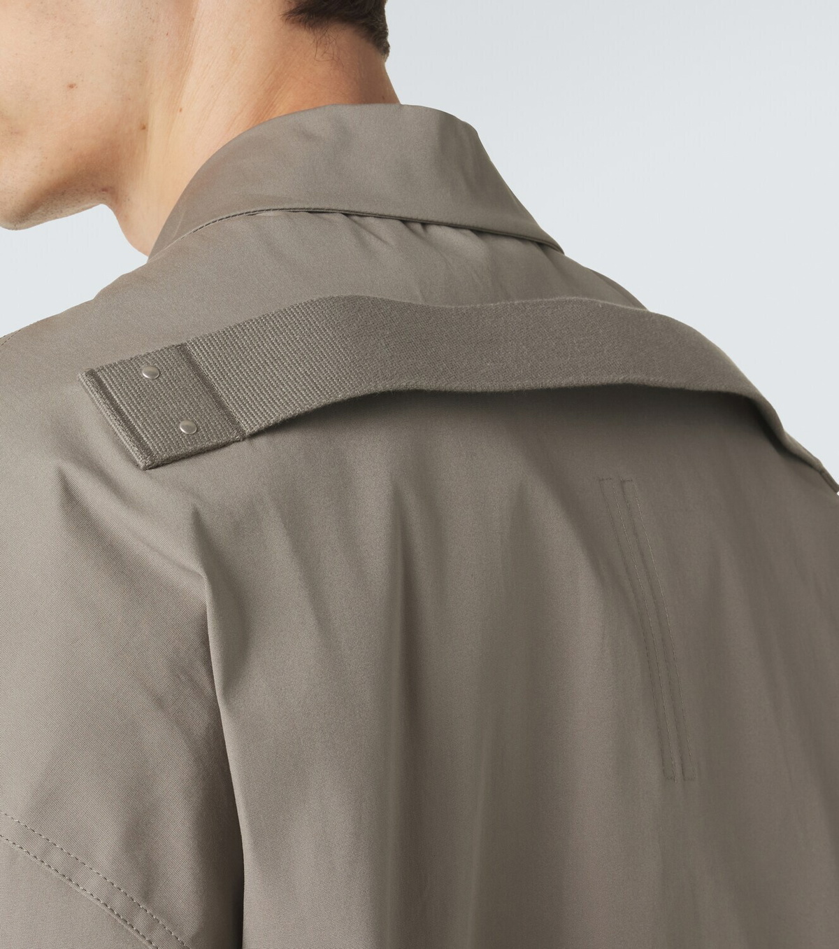 Rick Owens Magnum Tommy cotton-blend poplin shirt