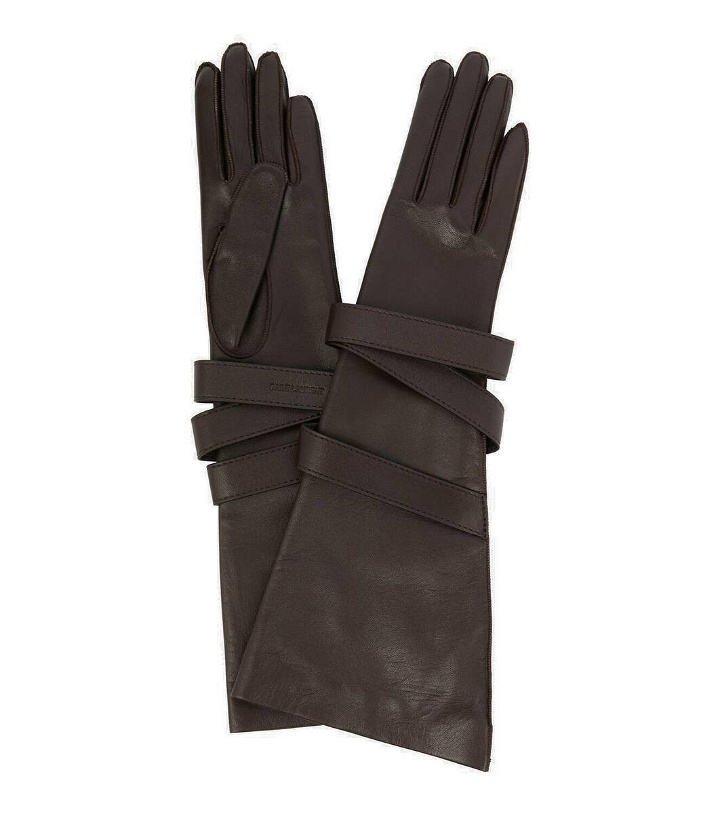 Photo: Saint Laurent Leather gloves
