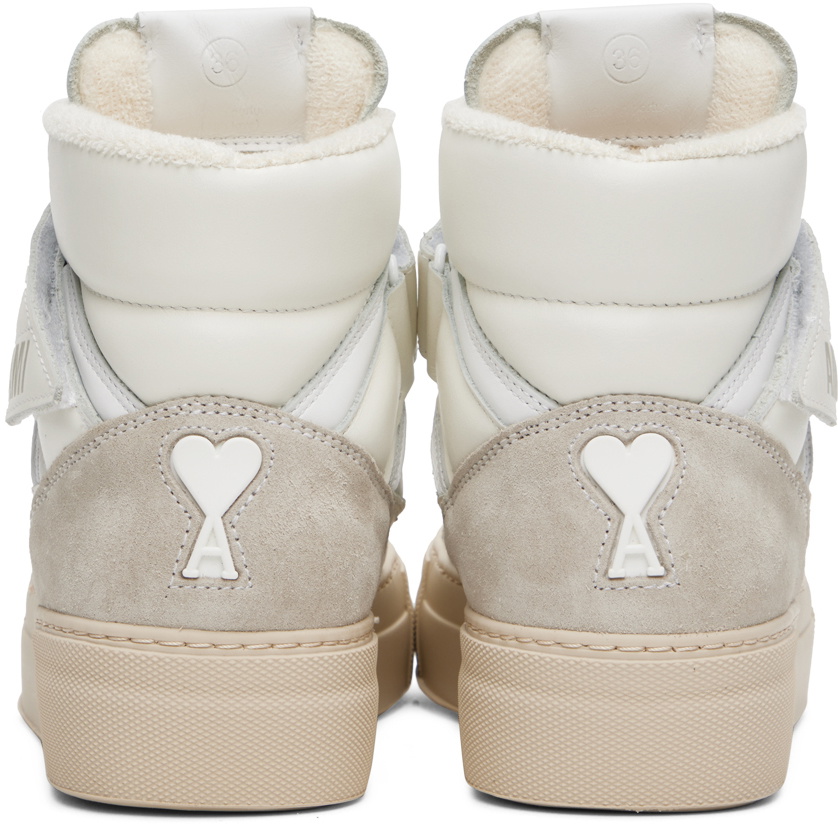 AMI Alexandre Mattiussi White Ami de Cœur Sneakers