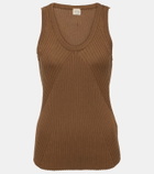 Tod's Ribbed-knit cotton tank top