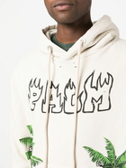 PALM ANGELS - Palm&skull Cotton Hoodie