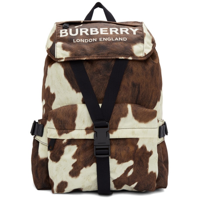Photo: Burberry Brown and White Small Wilfin Backpack