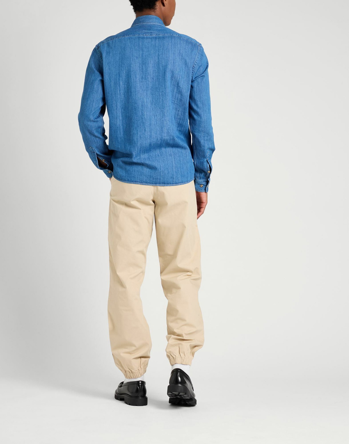 Boss Mens Denim shirt in Blue