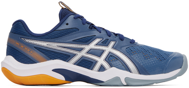 Photo: Asics Blue Gel-Blade 8 Sneakers