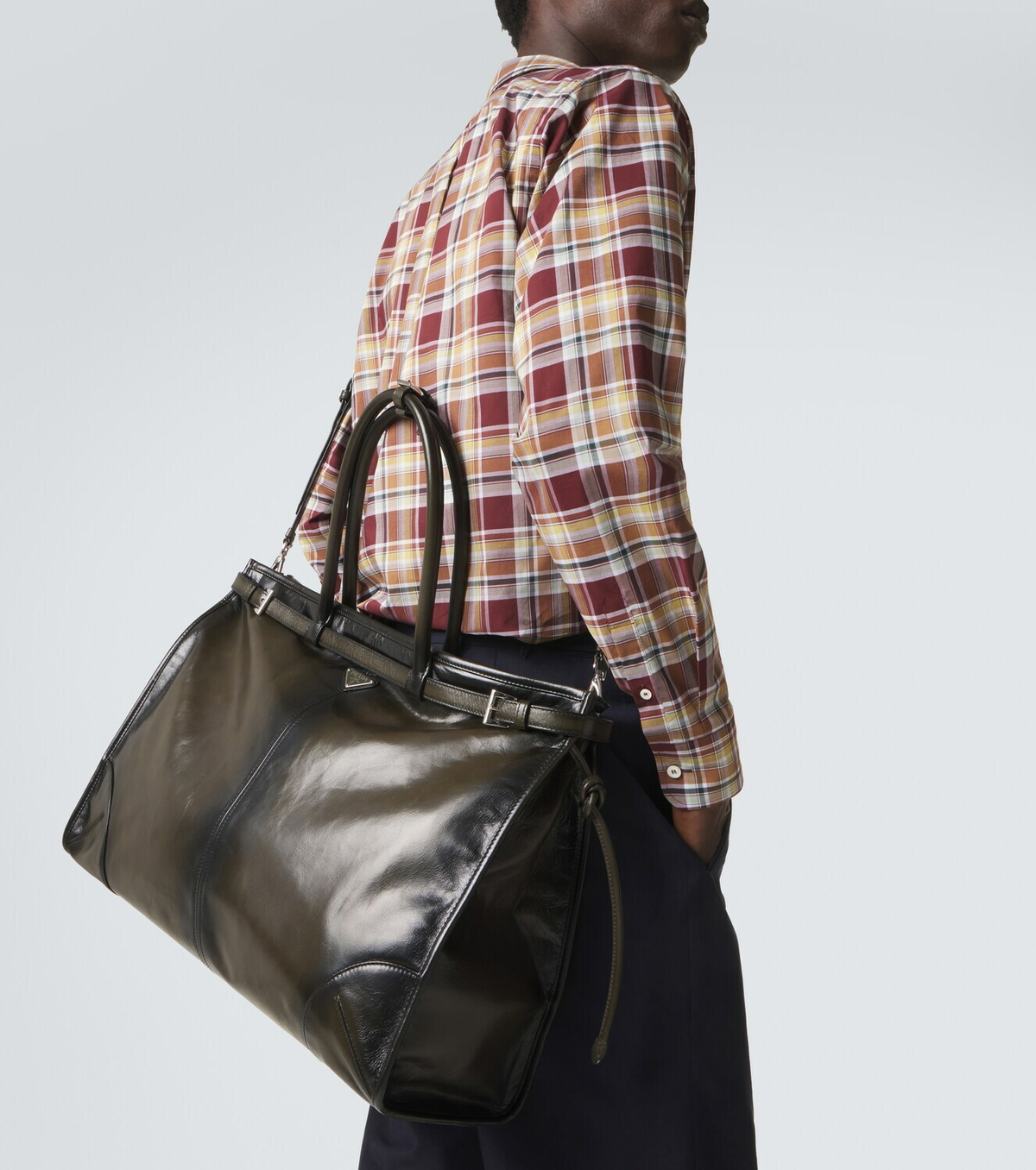 Prada Prada Bonnie leather tote bag