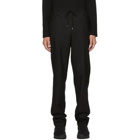 Johnlawrencesullivan Black Tapered Trousers