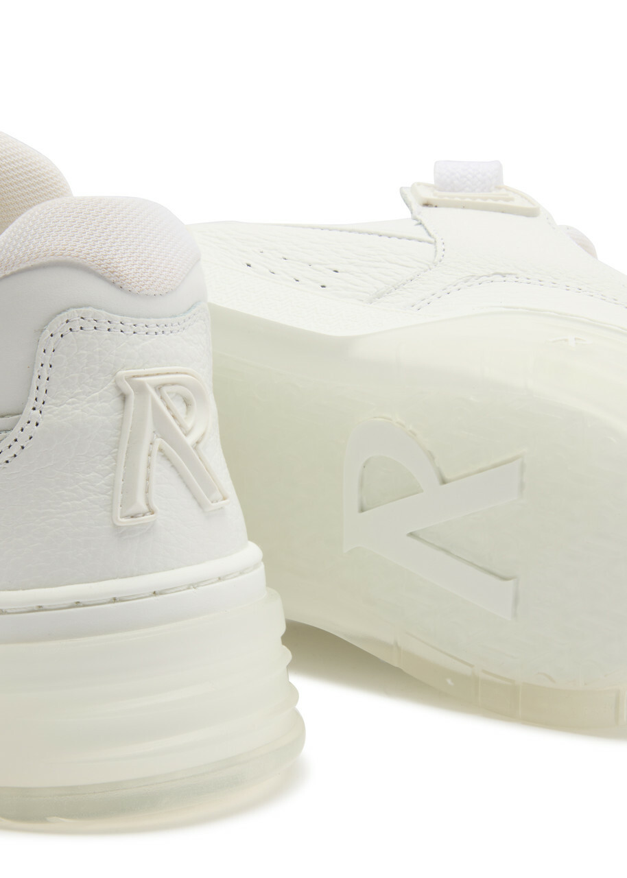 Represent Studio Panelled Leather Sneakers White