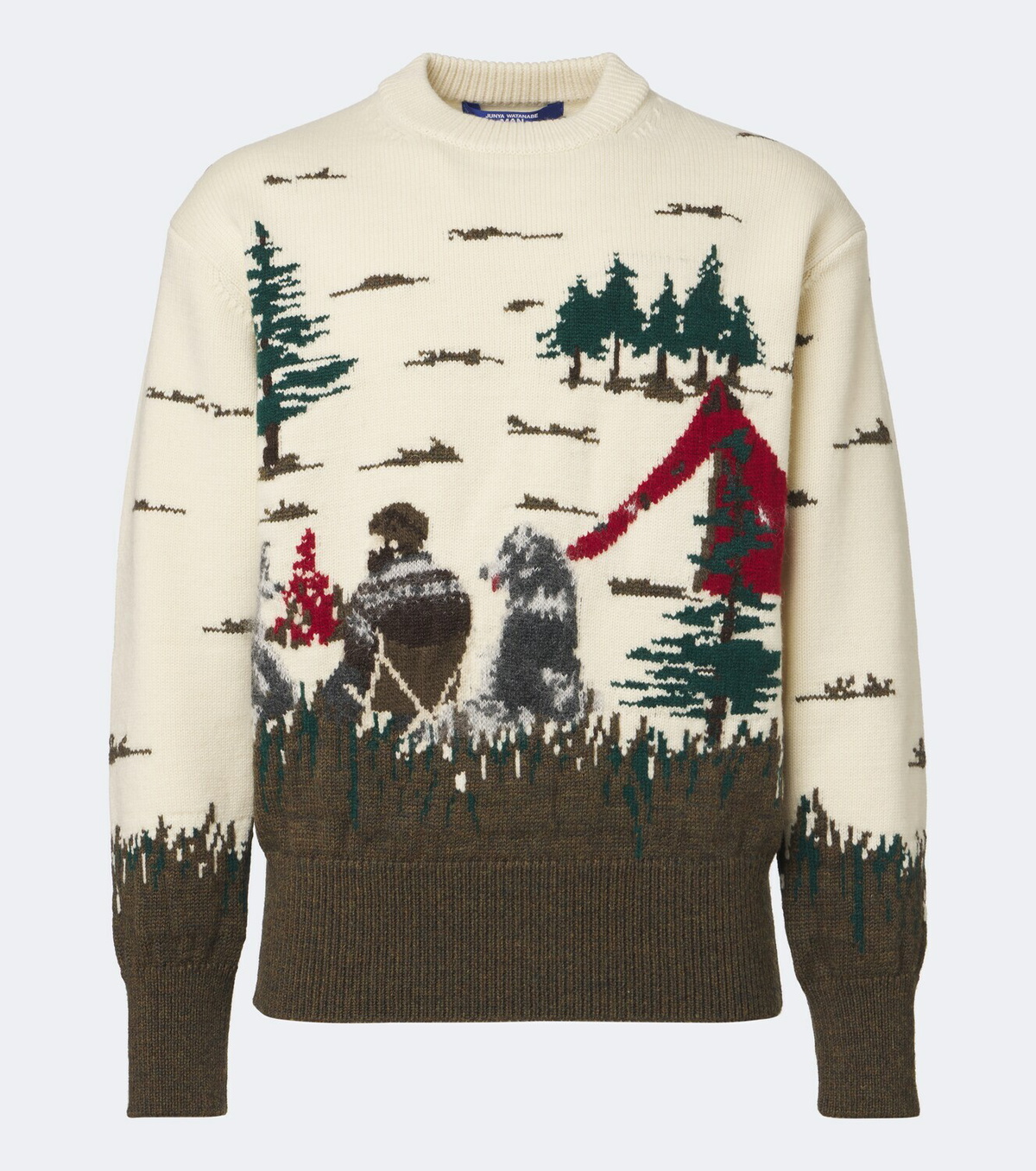 Junya Watanabe Intarsia wool sweater