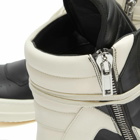 Rick Owens Men's Geobasket Sneakers in Black/Milk