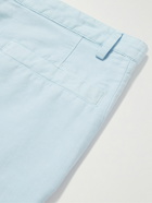 Orlebar Brown - Alexander Straight-Leg Linen and Cotton-Blend Trousers - Blue