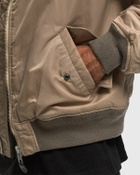 Schott Nyc Macampsrs Jacket Beige Bomber Jackets