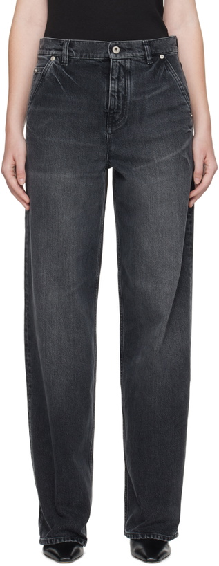 Photo: Kenzo Black Kenzo Paris Futura 2000 Edition Workwear Jeans