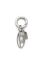 Diesel Charm with Oval D charm - Charms and Keyrings - Unisex - Silver