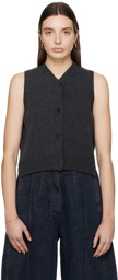 Cordera Gray V-Neck Vest