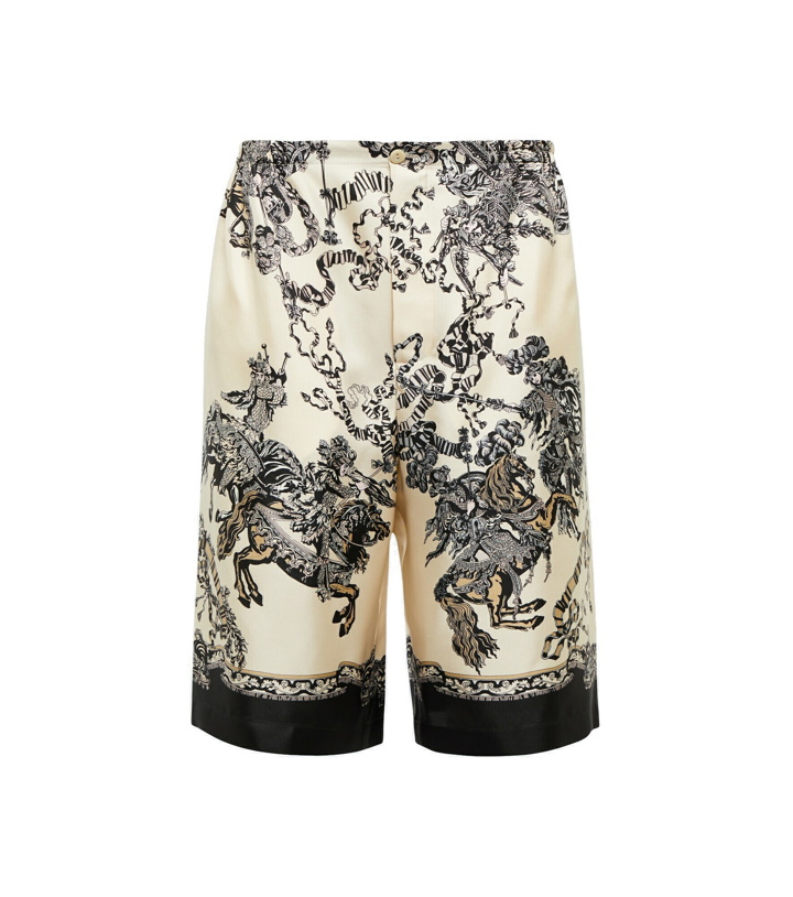Photo: Gucci - Roi Soleil silk shorts