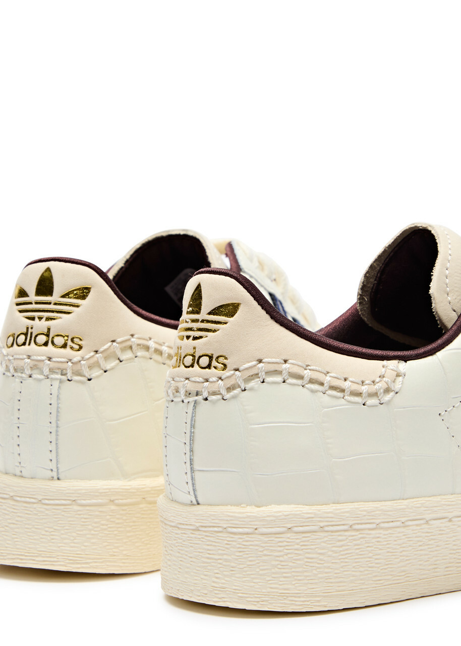 Adidas X Wales Bonner Superstar Crocodile-effect Leather