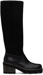 Gabriela Hearst Black Shearling Vylos Boots