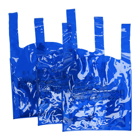 Maison Margiela Blue Transparent Three Piece Plastic Tote