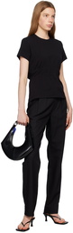 Proenza Schouler Black Proenza Schouler White Label Drapey Suiting Trousers