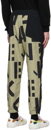 Kenzo Black & Taupe Sport Jogpant Track Pants