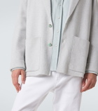 God's True Cashmere Cashmere blazer with amethyst
