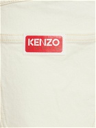 KENZO PARIS - Straight Bleached Cotton Denim Shorts