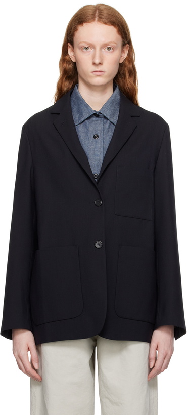 Photo: Margaret Howell Black Relaxed Cut Blazer