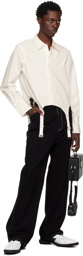 Dion Lee White Garter Long Sleeve Shirt