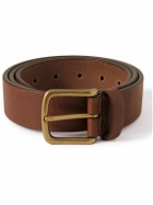 Anderson's - 3.5cm Full-Grain Leather Belt - Brown