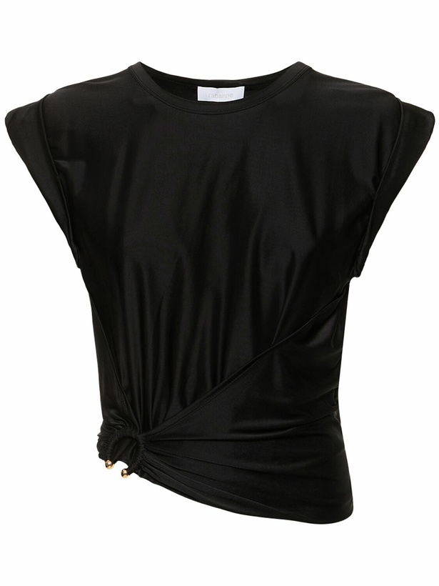 Photo: RABANNE Viscose Jersey Top