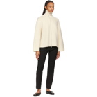 Toteme Off-White Cashmere Double Jacket