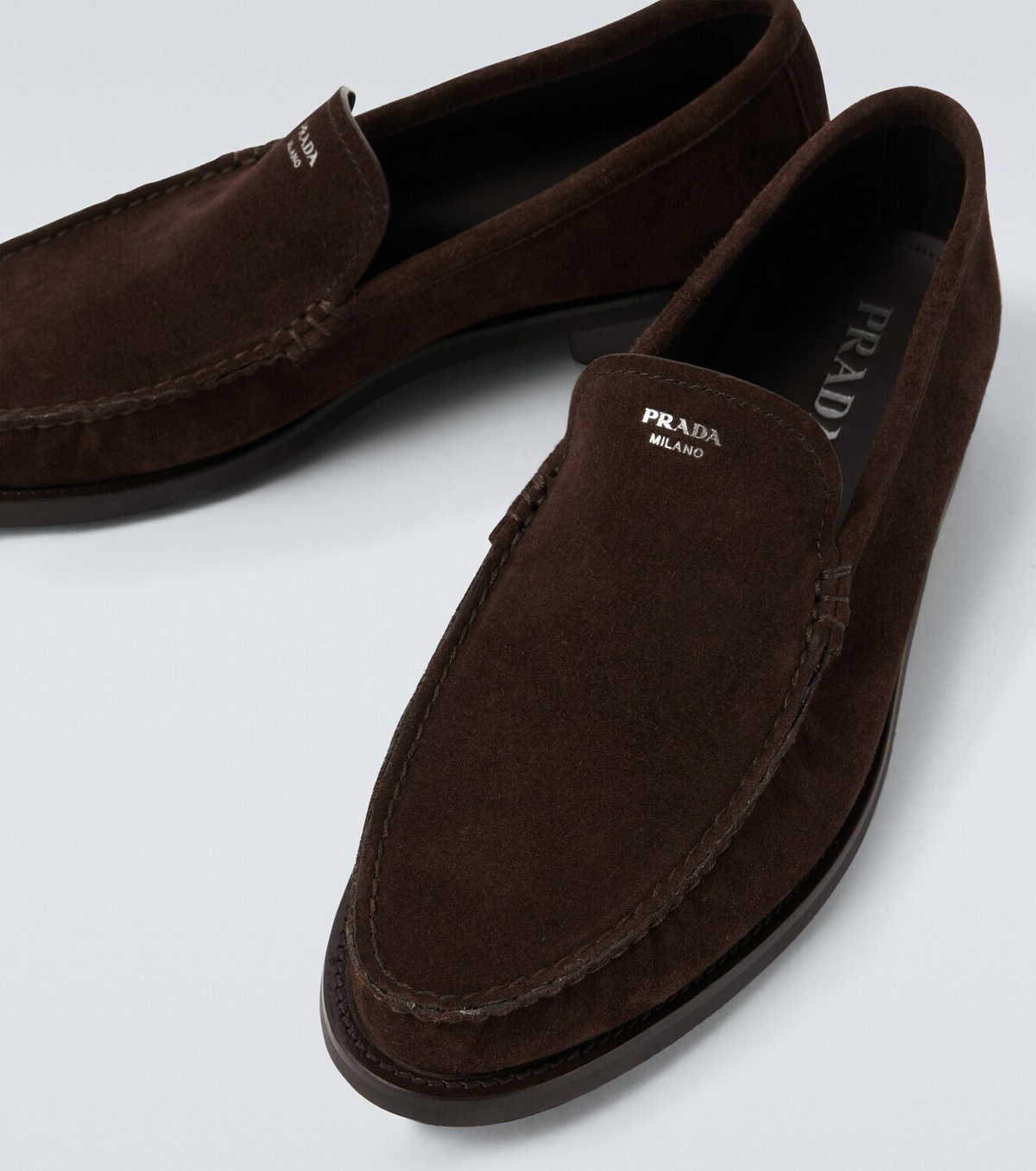 Prada Suede loafers