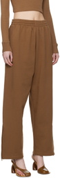 WARDROBE.NYC Brown Hailey Bieber Edition HB Lounge Pants
