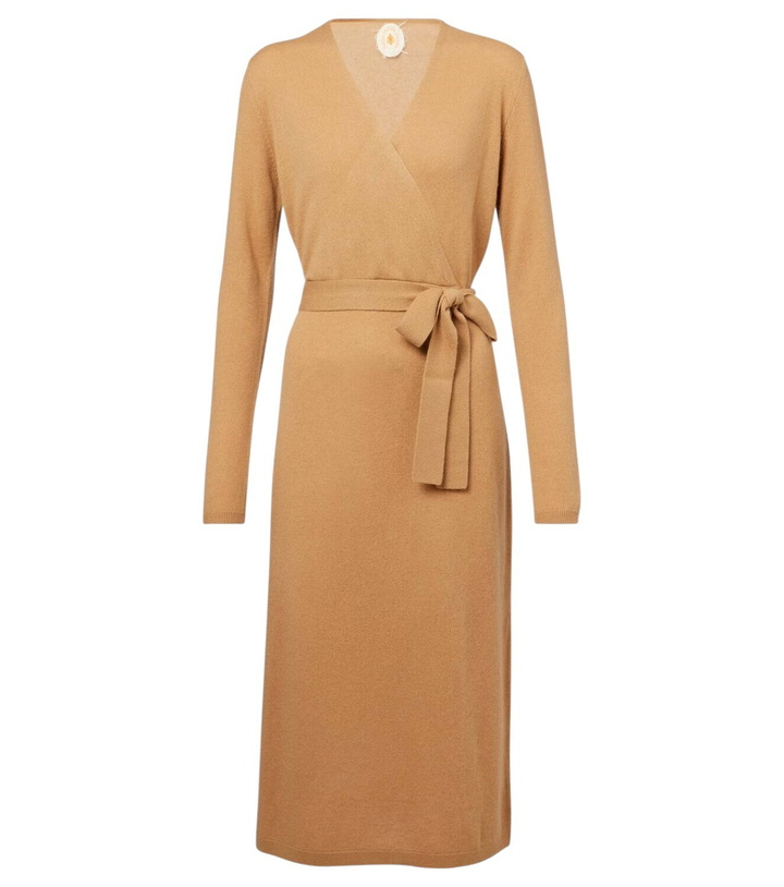 Photo: Jardin des Orangers Wool and cashmere wrap dress